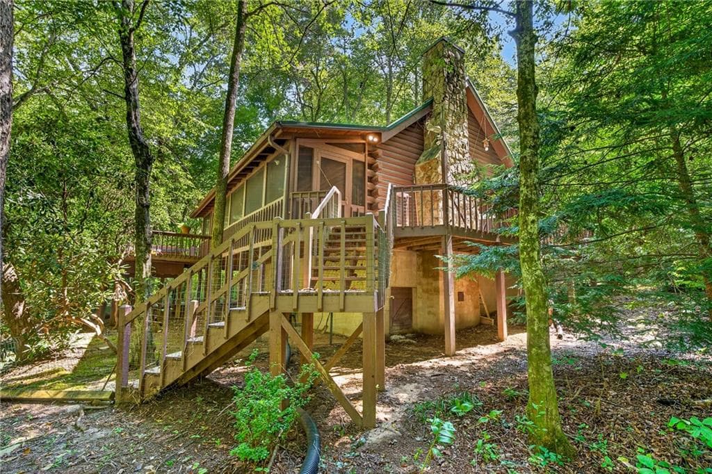 3 bedroom, 2 bathroom single family residence under contract at 48 Riverwood Trail, Ellijay, GA 30536