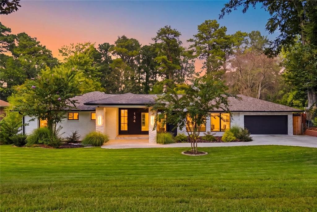 4 bedroom, 3 bathroom, 2,612 sq ft single family residence for sale at 154 Cromwell Road, Sandy Springs, GA 30328