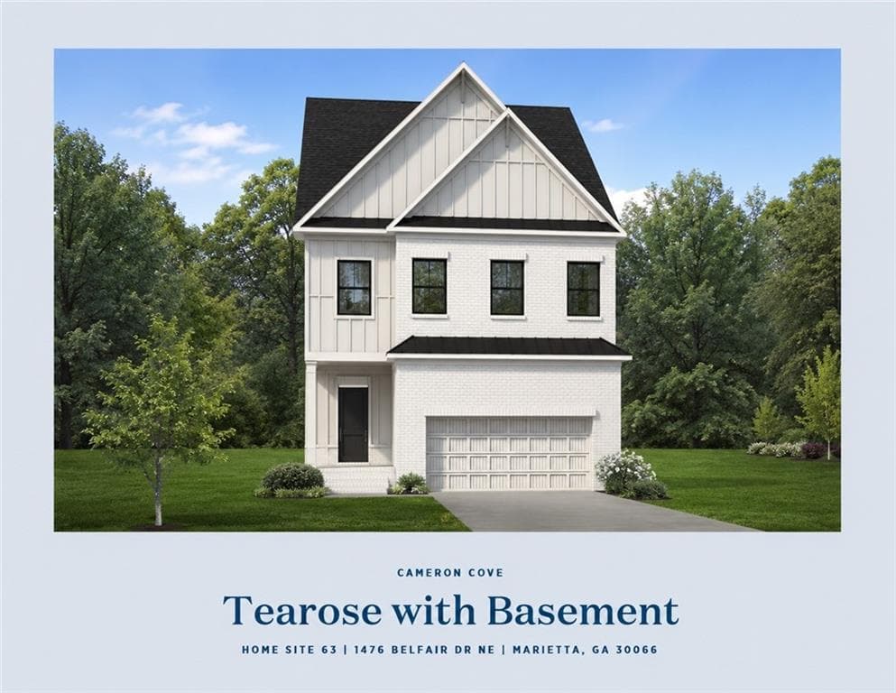 3 bedroom, 3 bathroom, 2,792 sq ft single family residence for sale at 1476 Belfair Drive, Marietta, GA 30066