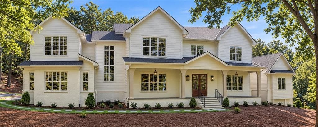5 bedroom, 7 bathroom, 7,318 sq ft single family residence for sale at 350 Lum Crowe Road, Roswell, GA 30075