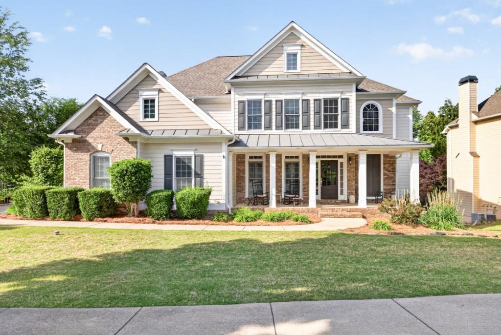 6 bedroom, 5 bathroom, 4,373 sq ft single family residence for sale at 1617 Trilogy Park Drive, Hoschton, GA 30548