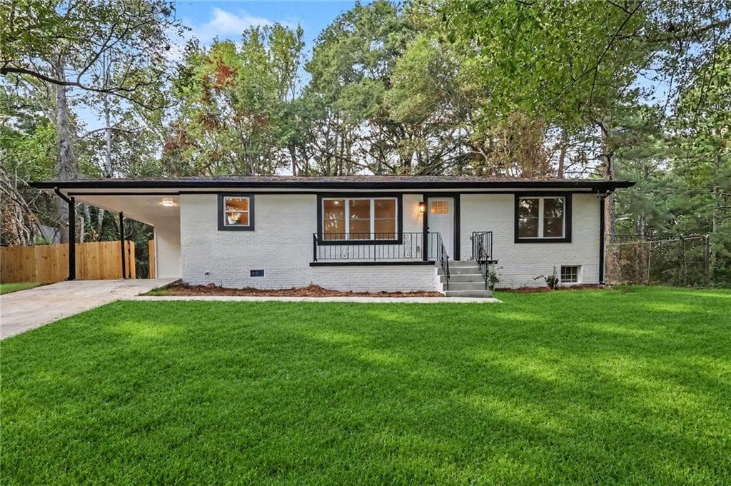 3 bedroom, 2 bathroom, 1,056 sq ft single family residence for sale at 4225 Bakers Ferry Road, Atlanta, GA 30331