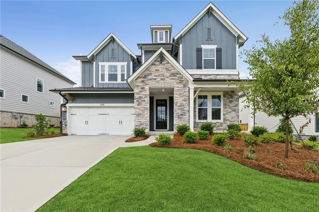 4 bedroom, 4 bathroom, 3,008 sq ft single family residence for sale at 305 Beebalm Street, Woodstock, GA 30188