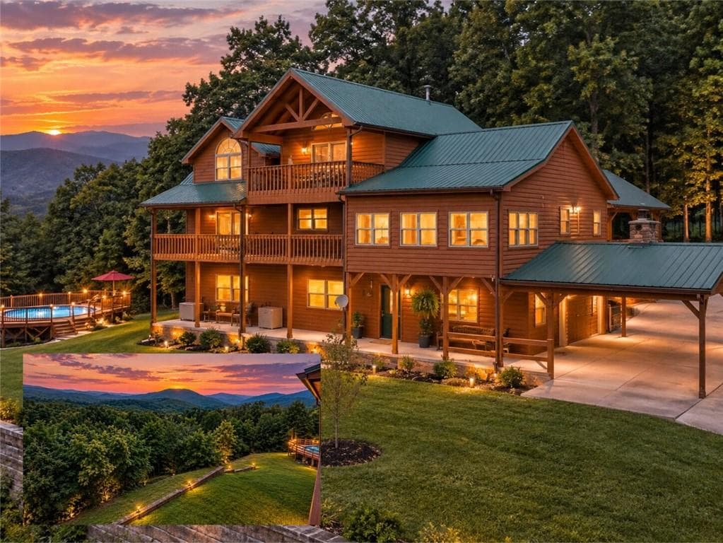 4 bedroom, 4 bathroom, 3,336 sq ft single family residence for sale at 55 Beauregards Knob, Ellijay, GA 30536
