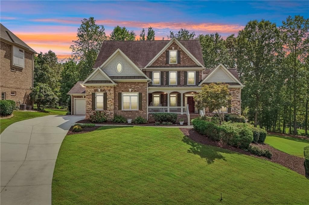 5 bedroom, 5 bathroom, 5,402 sq ft single family residence for sale at 205 Fairway Overlook Drive, Acworth, GA 30101