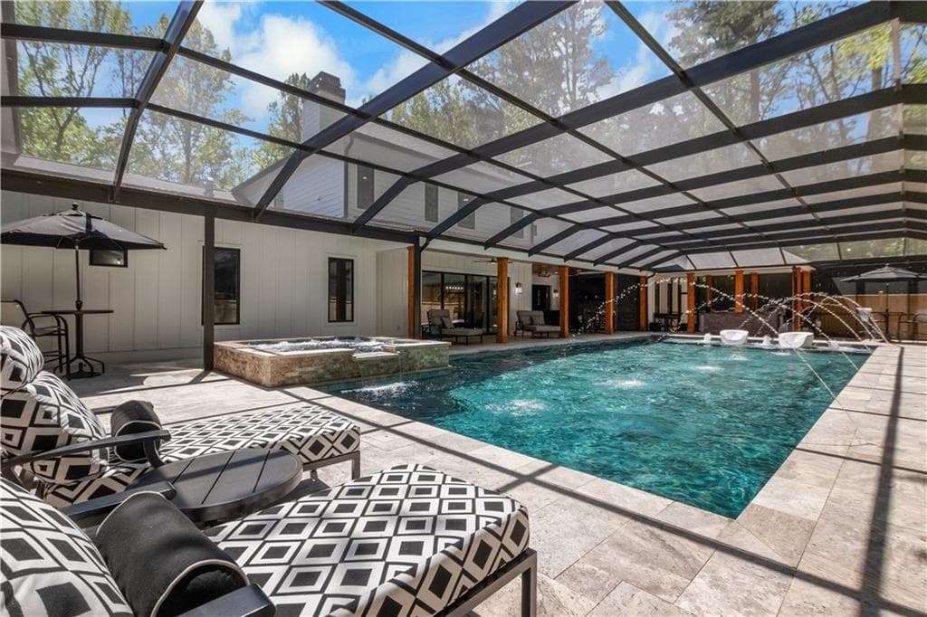 9 bedroom, 10 bathroom, 9,318 sq ft single family residence for sale at 365 Cagle Road, Roswell, GA 30075