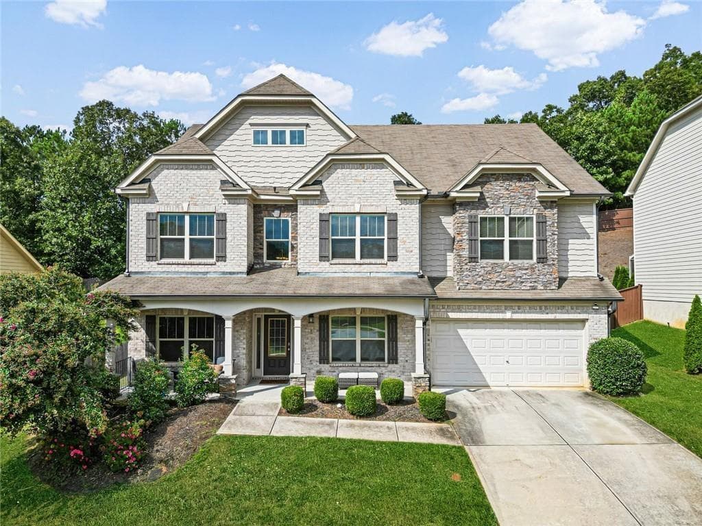 5 bedroom, 5 bathroom, 4,578 sq ft single family residence for sale at 3575 Lindsy Brooke Court, Douglasville, GA 30135