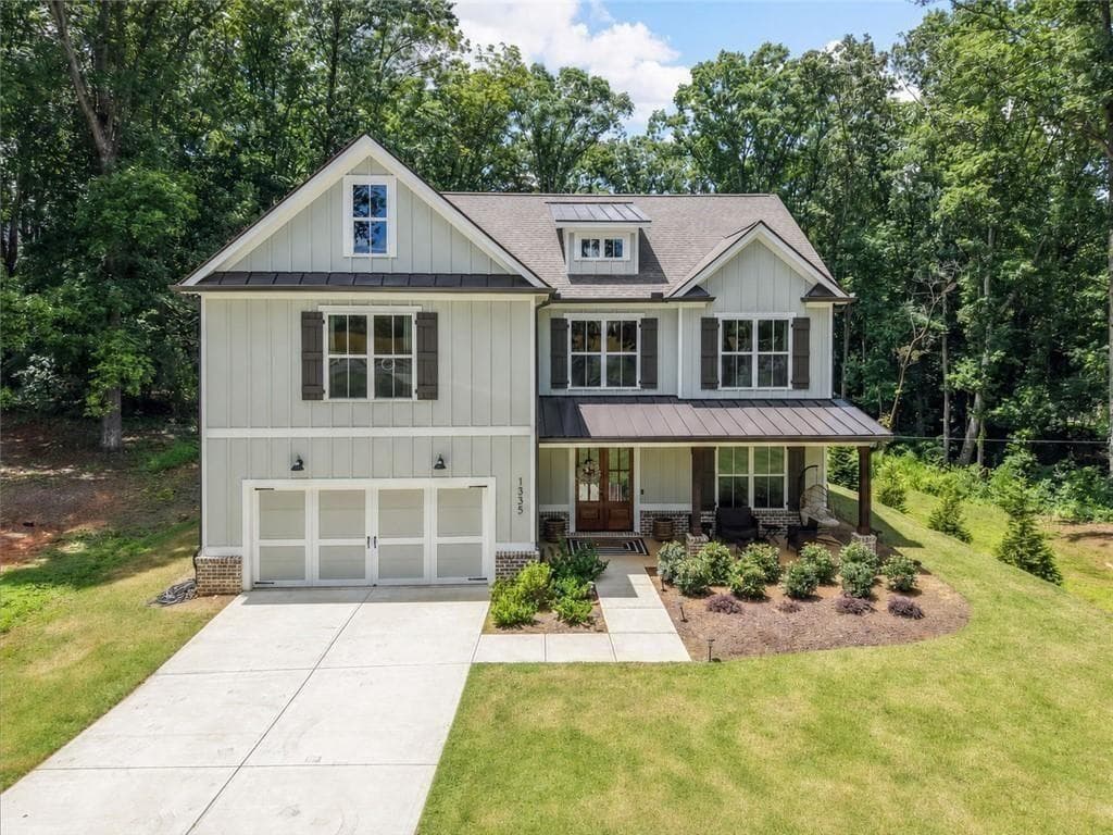 5 bedroom, 4 bathroom, 3,159 sq ft single family residence for sale at 1335 County Line Road, Acworth, GA 30101