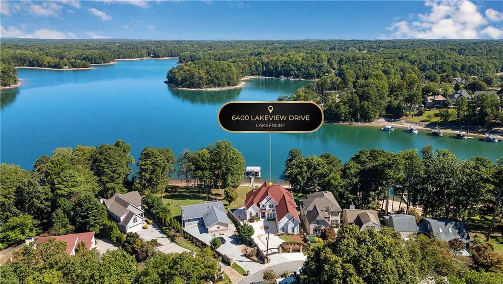 6 bedroom, 6 bathroom, 6,198 sq ft single family residence for sale at 6400 Lakeview Drive, Buford, GA 30518
