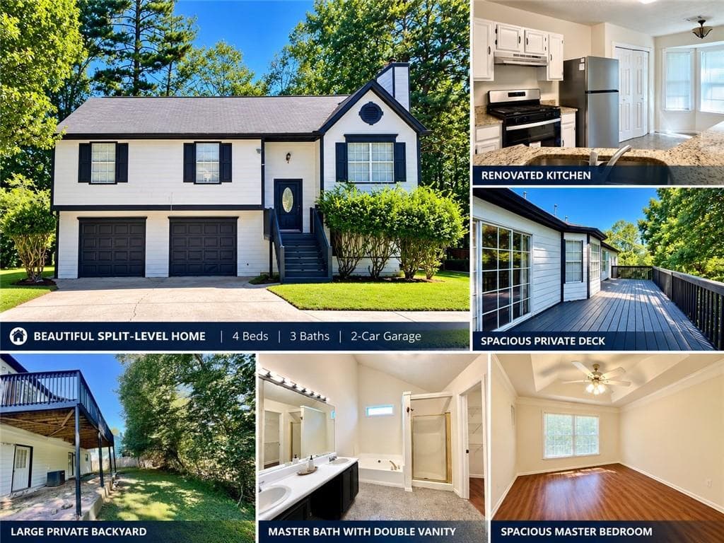4 bedroom, 3 bathroom, 2,150 sq ft single family residence for sale at 5200 Arrowind Road, Lilburn, GA 30047