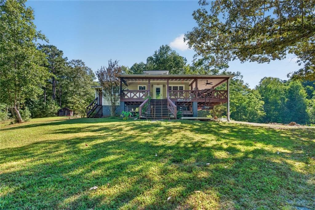 2 bedroom, 2 bathroom, 1,068 sq ft single family residence for sale at 9170 Wilkerson Mill Road, Chattahoochee Hills, GA 30268