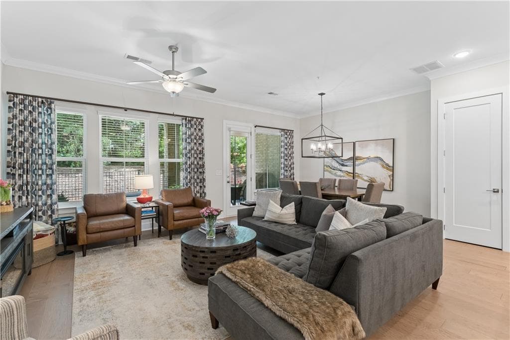 3 bedroom, 3 bathroom, 2,133 sq ft townhouse for sale at 1090 Harper Drive, Alpharetta, GA 30076