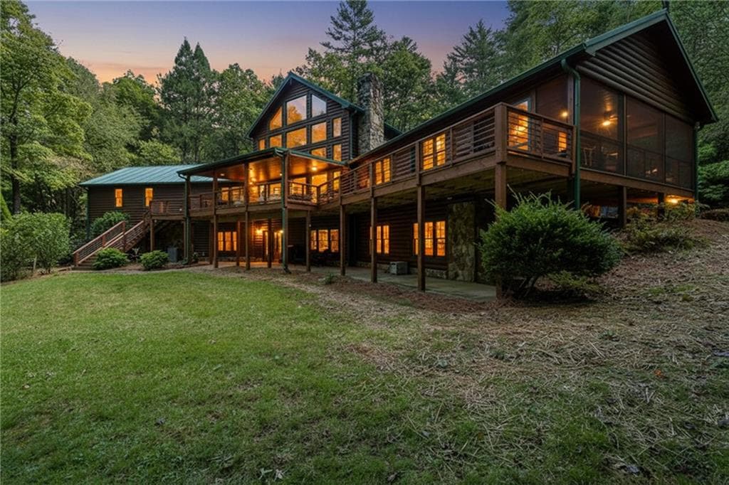 7 bedroom, 5 bathroom, 5,903 sq ft single family residence for sale at 20 Bear Trail, Ellijay, GA 30540