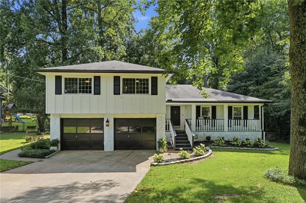 4 bedroom, 3 bathroom, 2,116 sq ft single family residence for sale at 451 Little John Dr, Lilburn, GA 30047