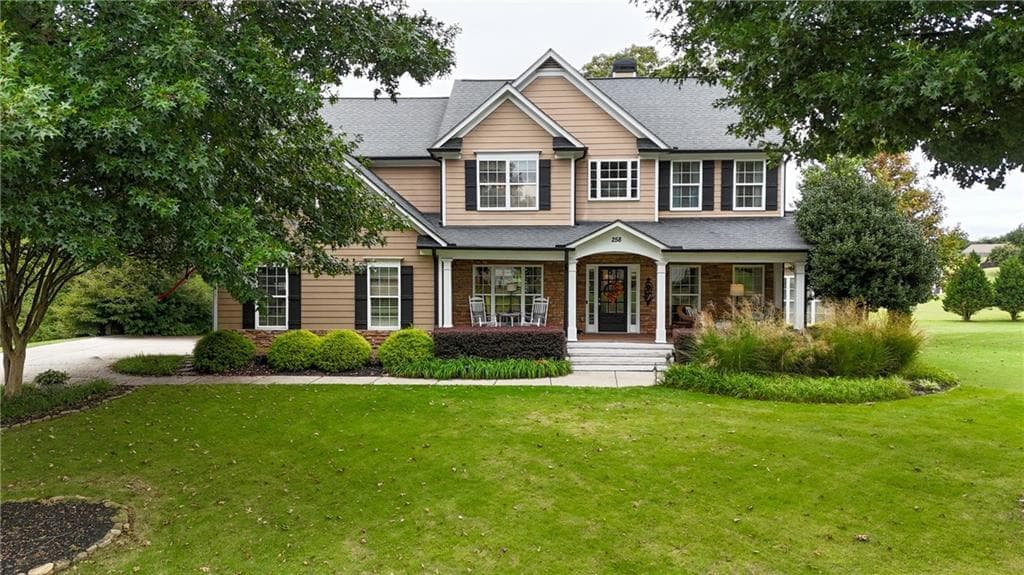 6 bedroom, 4 bathroom, 4,110 sq ft single family residence for sale at 258 Downing Street, Hoschton, GA 30548