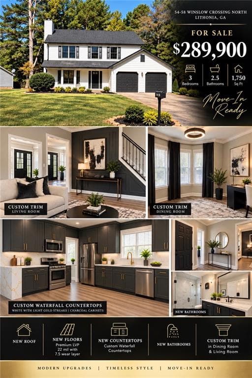 3 bedroom, 3 bathroom, 1,750 sq ft single family residence under contract at 5458 Winslow Crossing, Lithonia, GA 30038