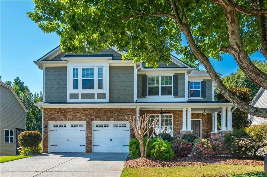 4 bedroom, 5 bathroom, 4,036 sq ft single family residence for sale at 224 Hampton Station Boulevard, Canton, GA 30115