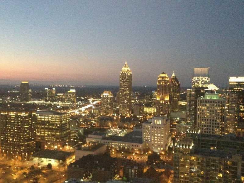 2 bedroom, 1,082 sq ft condominium sold at 855 Peachtree Street 3606, Atlanta, GA 30308