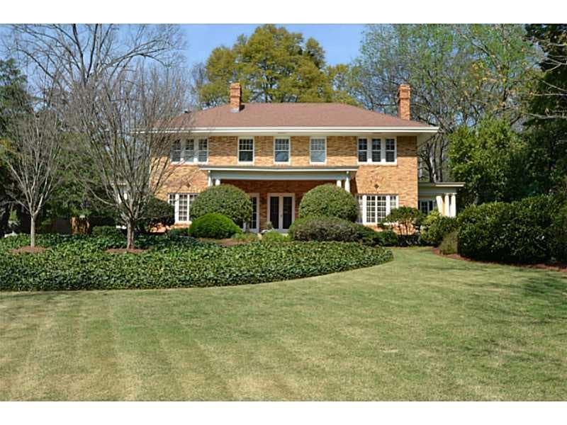 6 bedroom, 6,000 sq ft single family residence sold at 872 Oakdale Road, Atlanta, GA 30307