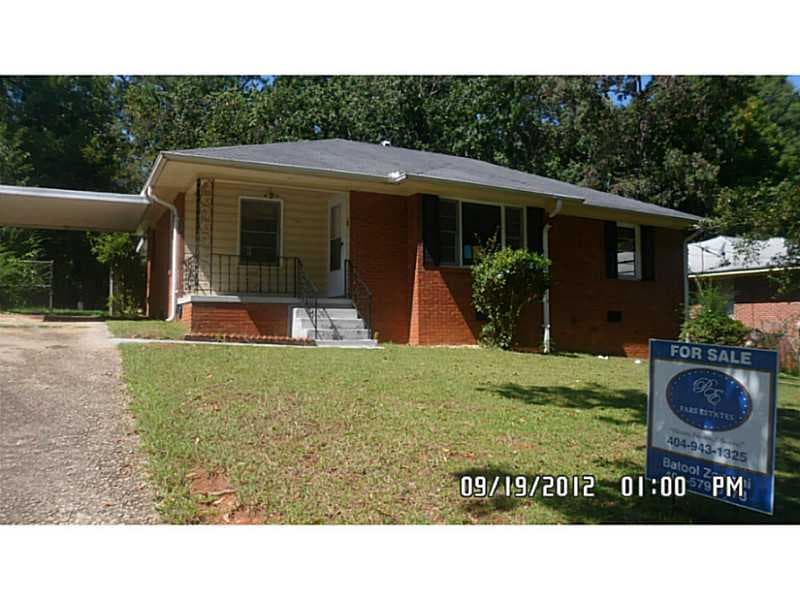 2 bedroom, 1,165 sq ft single family residence sold at 2465 Hanford Drive, Atlanta, GA 30315