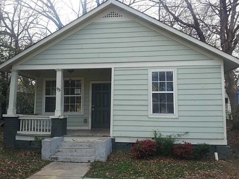 3 bedroom, 1,170 sq ft single family residence sold at 93 Adair Avenue, Atlanta, GA 30315