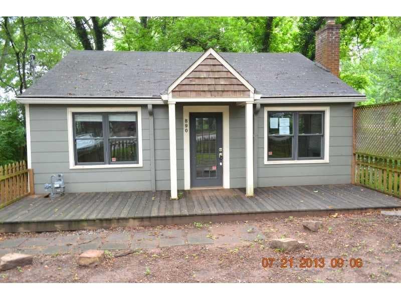 2 bedroom, 927 sq ft single family residence sold at 890 Custer Avenue, Atlanta, GA 30316