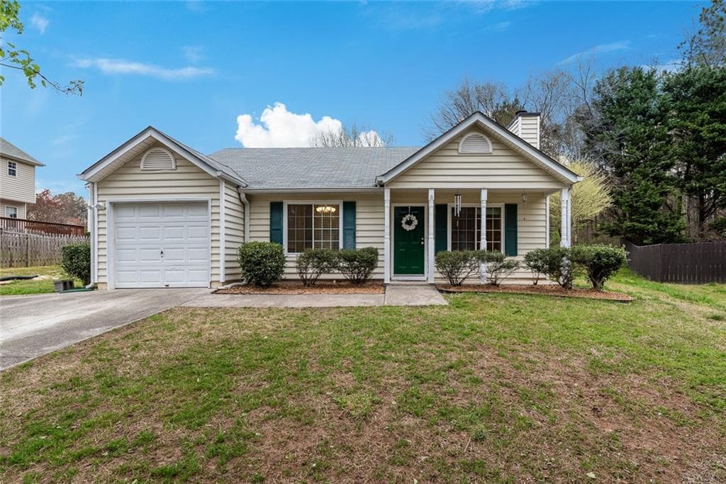3 bedroom, 2 bathroom, 1,268 sq ft single family residence sold at 3723 Brand Court, Acworth, GA 30101