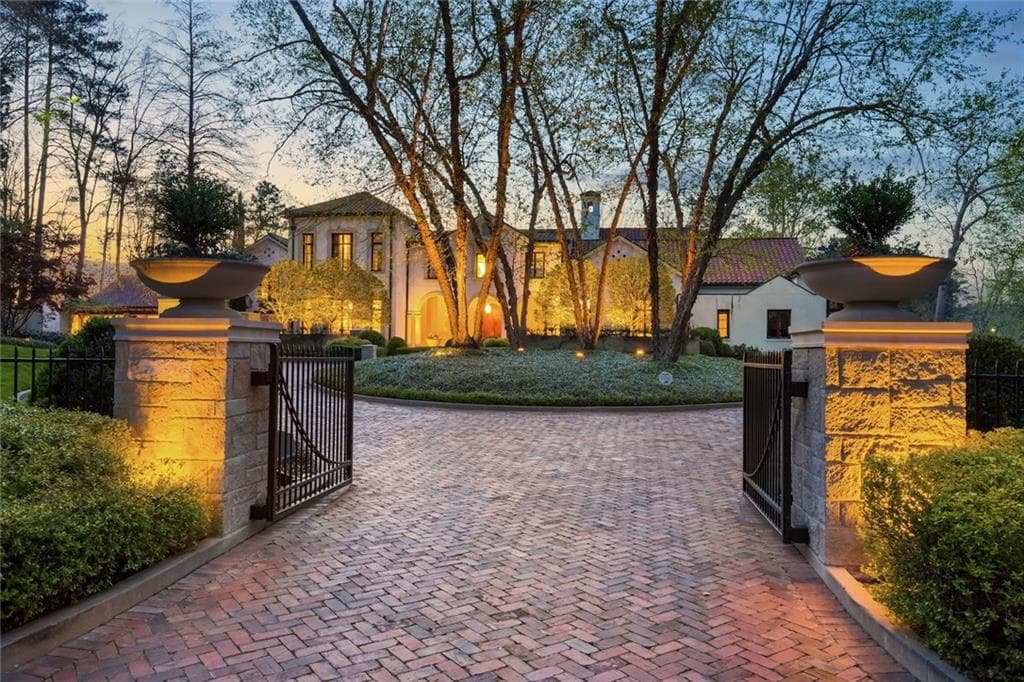 6 bedroom, 9 bathroom, 12,500 sq ft single family residence sold at 1325 Monte Carlo Drive, Atlanta, GA 30327