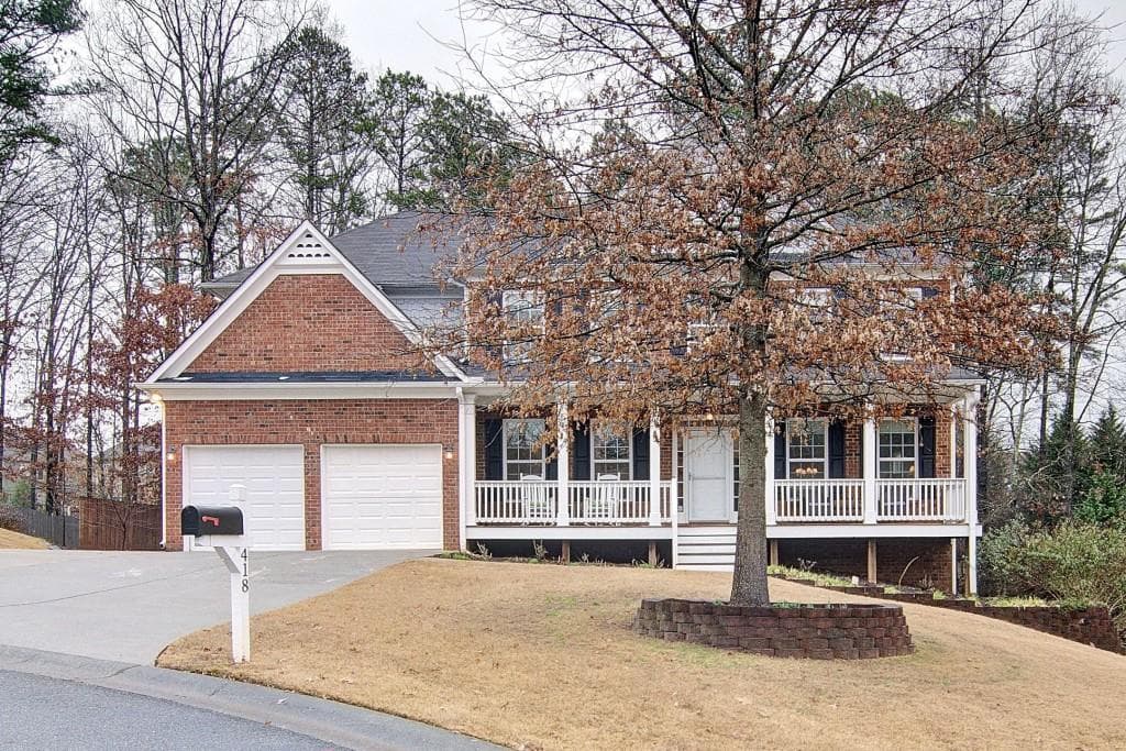 4 bedroom, 4 bathroom, 3,388 sq ft single family residence sold at 418 Edgebrooke Lane, Woodstock, GA 30188