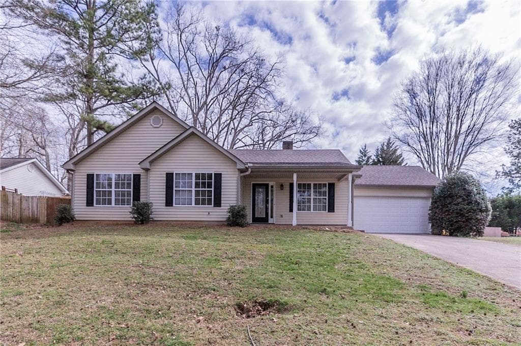 3 bedroom, 2 bathroom, 1,449 sq ft single family residence sold at 7310 Fields Drive, Cumming, GA 30041