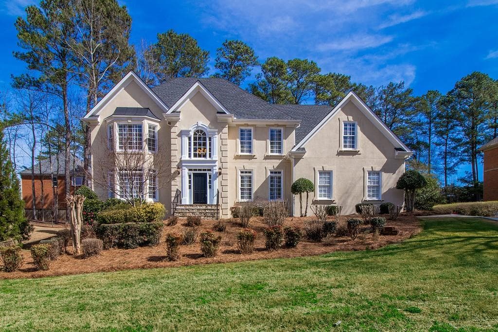 5 bedroom, 5 bathroom, 4,593 sq ft single family residence sold at 10105 Twingate Drive, Johns Creek, GA 30022