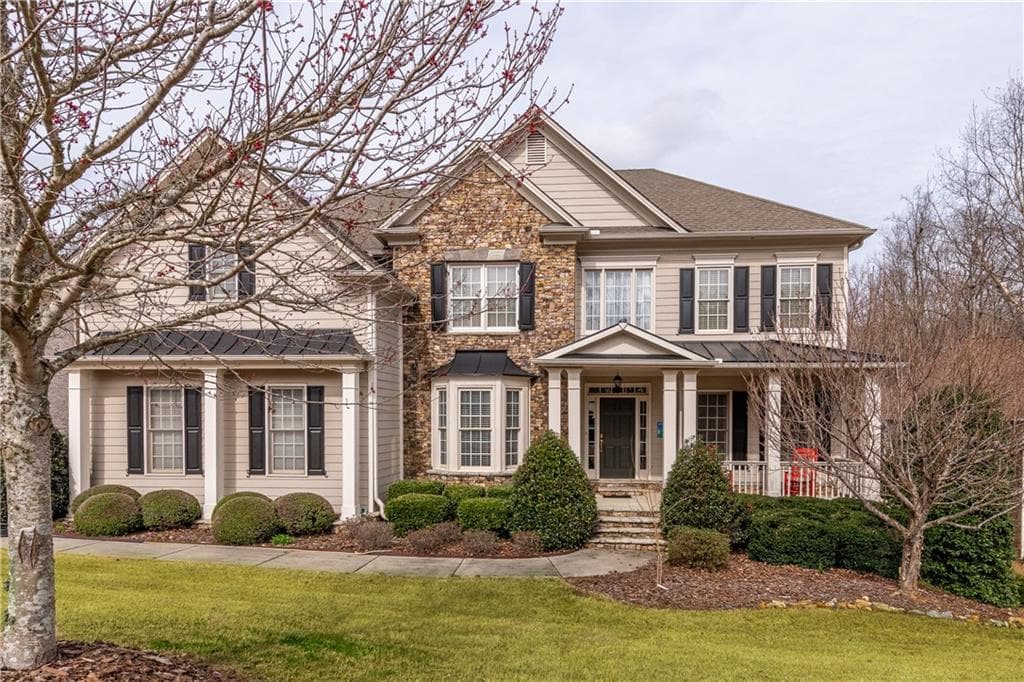 5 bedroom, 4 bathroom, 4,221 sq ft single family residence sold at 6095 Lake Oak Landing, Cumming, GA 30040