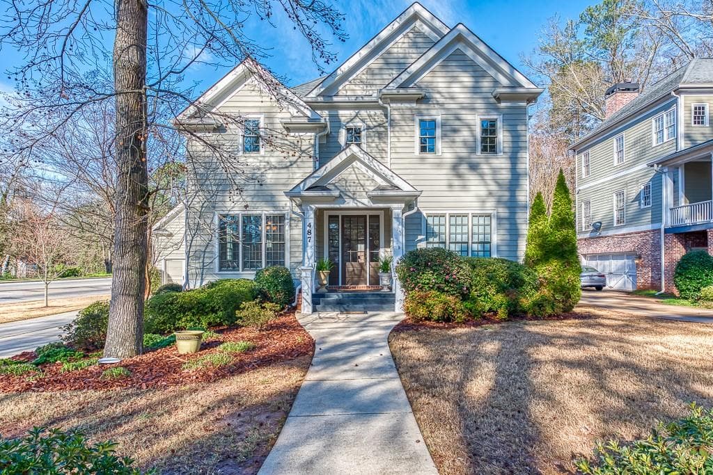 5 bedroom, 5 bathroom, 3,510 sq ft single family residence sold at 487 Ashburton Avenue, Atlanta, GA 30317