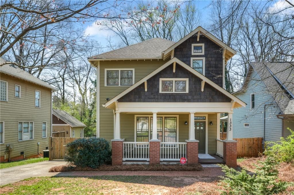 3 bedroom, 3 bathroom, 1,744 sq ft single family residence sold at 1333 Sargent Avenue, Atlanta, GA 30316