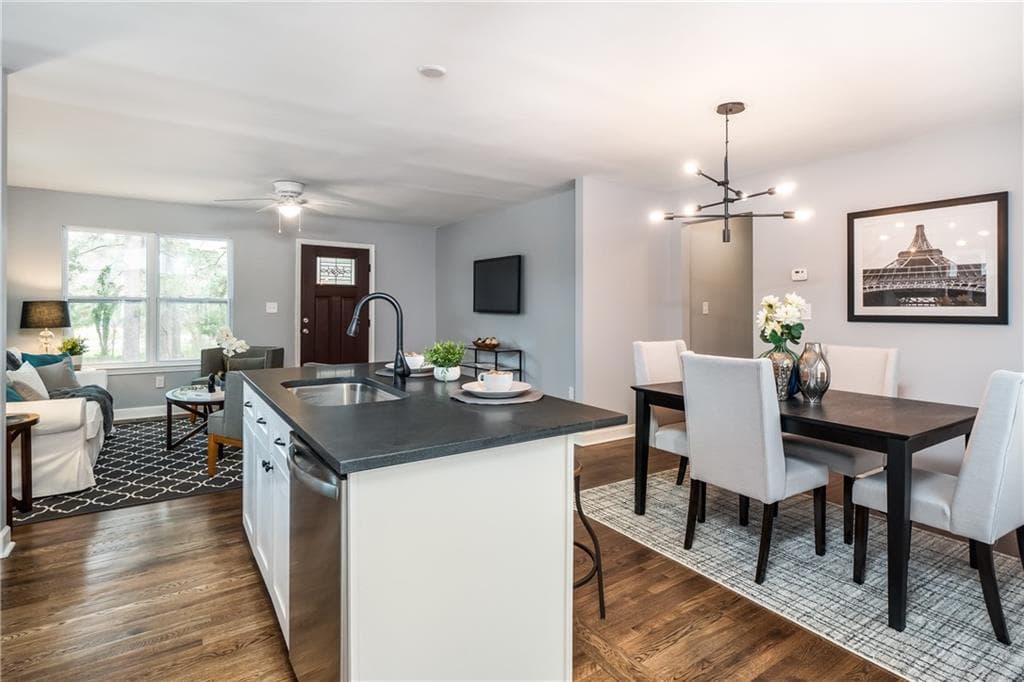 4 bedroom, 3 bathroom, 1,689 sq ft single family residence sold at 892 Scott Circle, Decatur, GA 30033