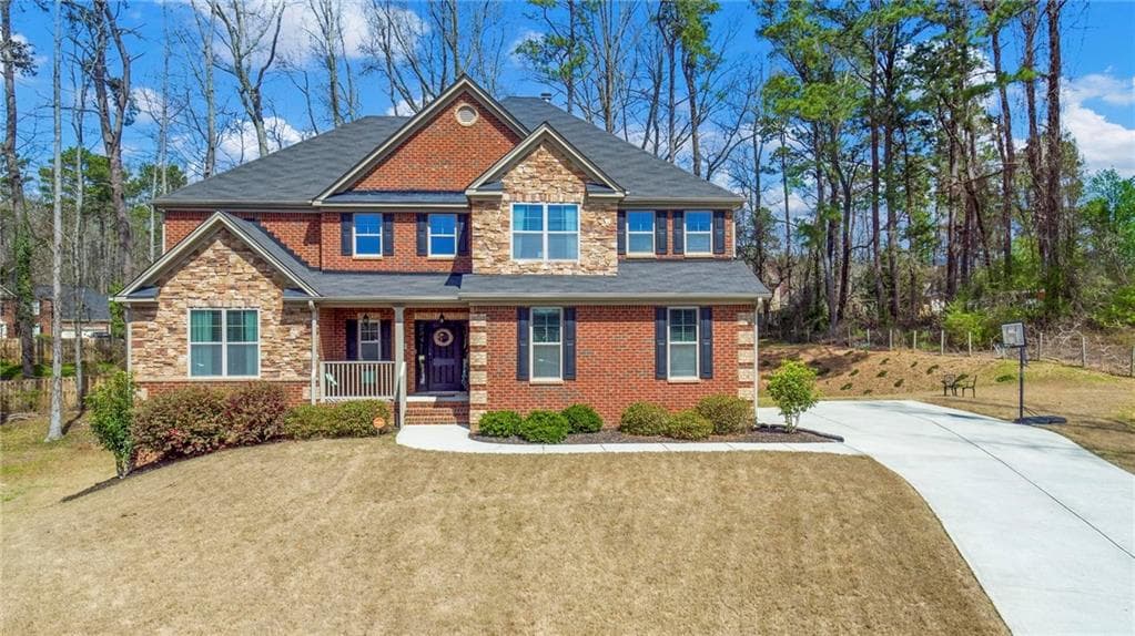 6 bedroom, 7 bathroom, 5,632 sq ft single family residence sold at 1443 Josh Valley Lane, Lawrenceville, GA 30043
