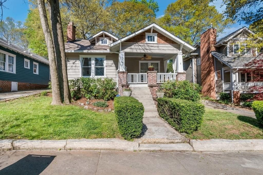3 bedroom, 2 bathroom, 1,295 sq ft single family residence sold at 346 Clifton Road, Atlanta, GA 30307