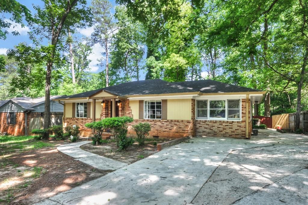 3 bedroom, 1 bathroom, 1,064 sq ft single family residence sold at 3452 WREN Road, Decatur, GA 30032