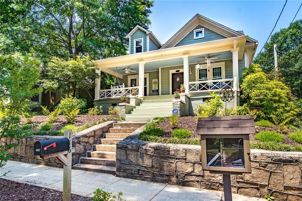 3 bedroom, 3 bathroom, 1,924 sq ft single family residence sold at 116 Lansdowne Avenue, Decatur, GA 30030