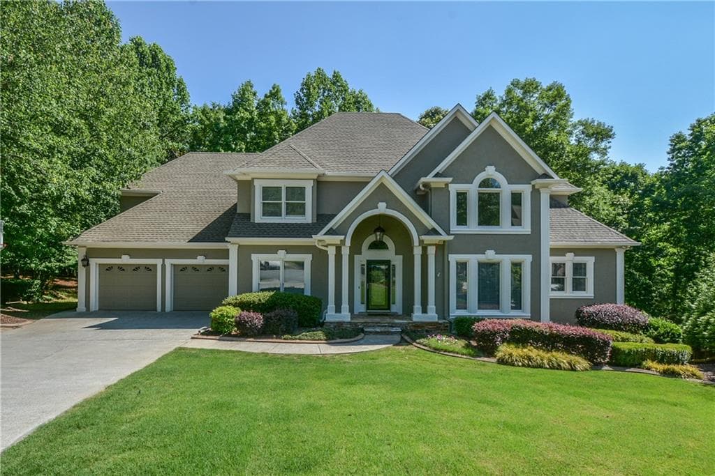 6 bedroom, 5 bathroom, 5,122 sq ft single family residence sold at 3028 Towneside Lane, Woodstock, GA 30189