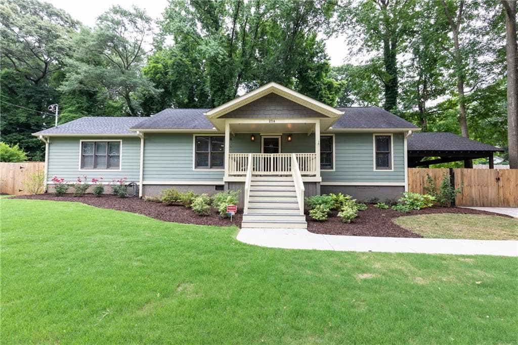3 bedroom, 3 bathroom, 1,850 sq ft single family residence sold at 256 Eleanor Street, Atlanta, GA 30317