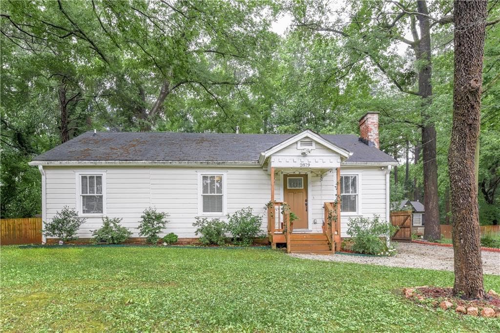 4 bedroom, 2 bathroom, 1,160 sq ft single family residence sold at 2879 White Oak Drive, Decatur, GA 30032