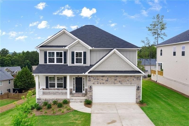 6 bedroom, 4 bathroom, 3,646 sq ft single family residence sold at 201 Lilyfield Lane, Acworth, GA 30101