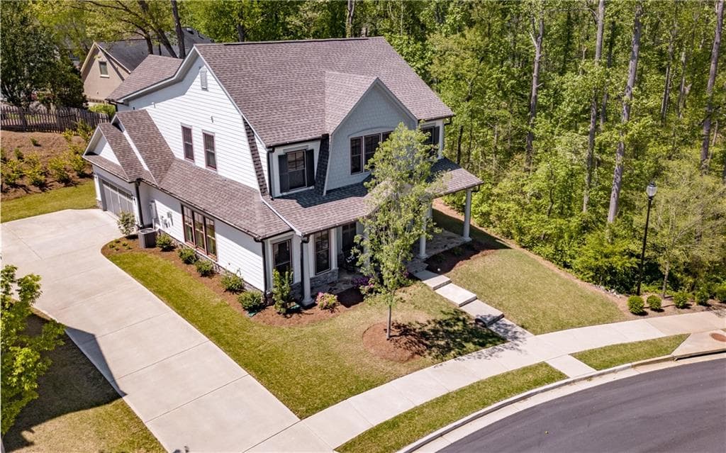 4 bedroom, 4 bathroom, 3,059 sq ft single family residence sold at 1070 Birchdale Drive, Alpharetta, GA 30004