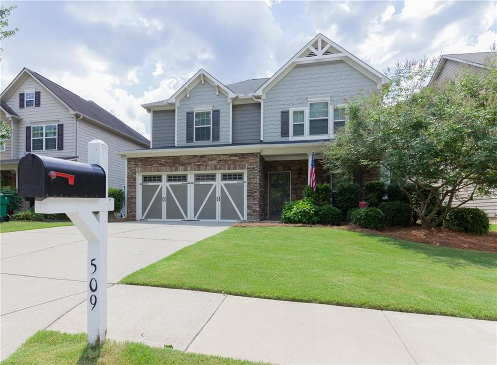 4 bedroom, 3 bathroom, 2,435 sq ft single family residence sold at 509 Crestmont Lane, Canton, GA 30114