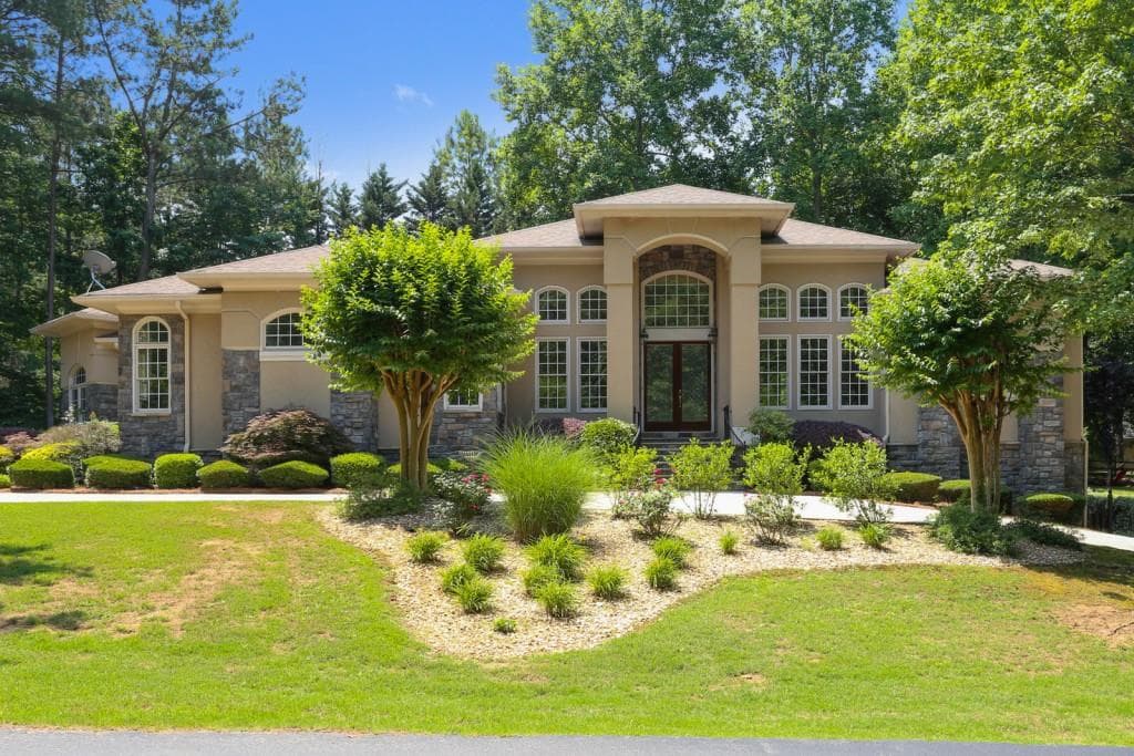 4 bedroom, 3 bathroom, 3,206 sq ft single family residence sold at 645 Red Maple Lane, Milton, GA 30004