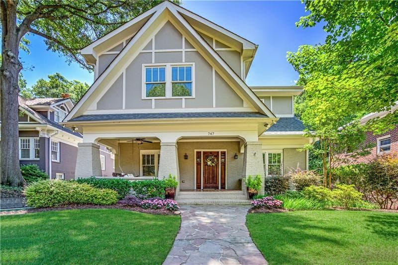 6 bedroom, 7 bathroom, 4,700 sq ft single family residence sold at 747 Virginia Circle, Atlanta, GA 30306