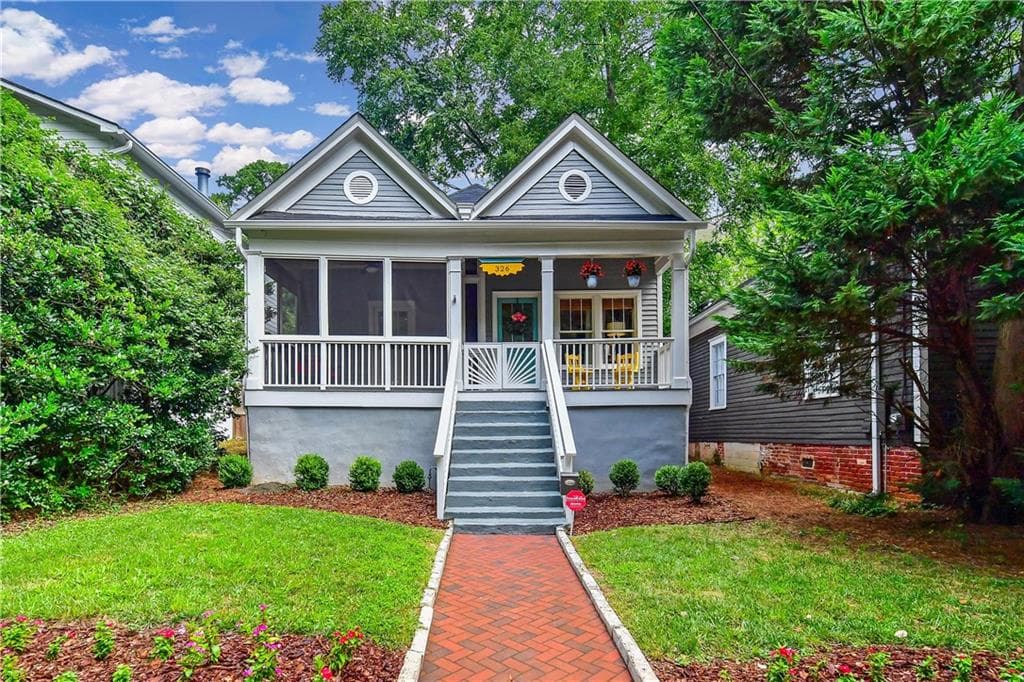 3 bedroom, 2 bathroom, 1,379 sq ft single family residence sold at 326 Grant Park Place, Atlanta, GA 30315