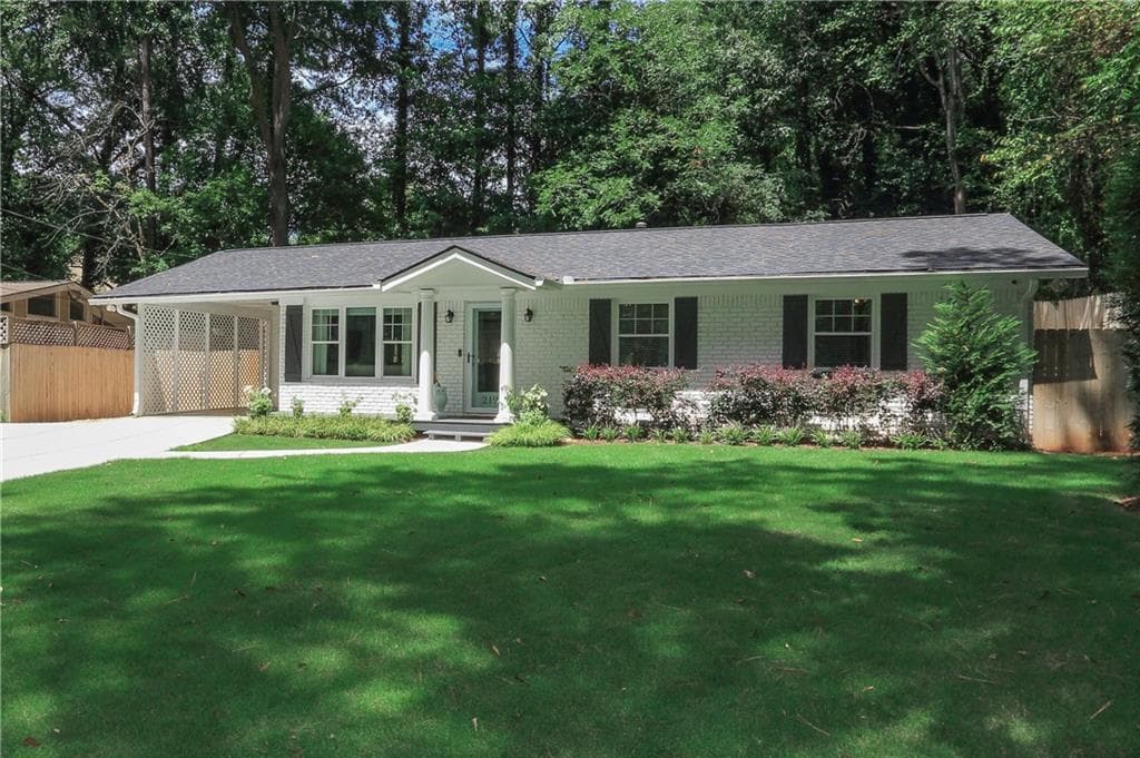 3 bedroom, 2 bathroom, 1,468 sq ft single family residence sold at 2190 Jonathon Lane, Brookhaven, GA 30319