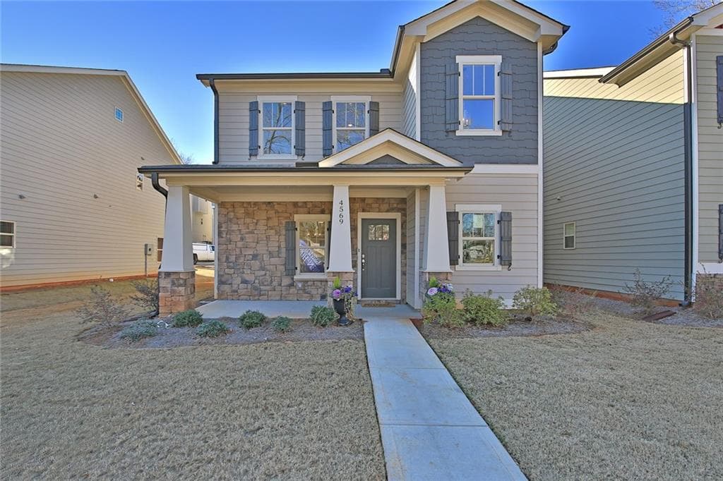 3 bedroom, 3 bathroom, 1,923 sq ft single family residence sold at 4569 Academy Street, Acworth, GA 30101